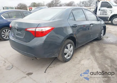 2016 Toyota Corolla L z USA, uszkodzony, nr VIN 5YFBURHE4GP372491